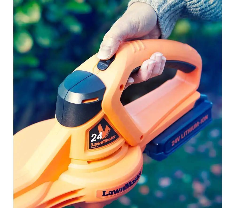 LAWNMASTER MX 24V Cordless Leaf Blower - Orange & Black image number 5 of 6