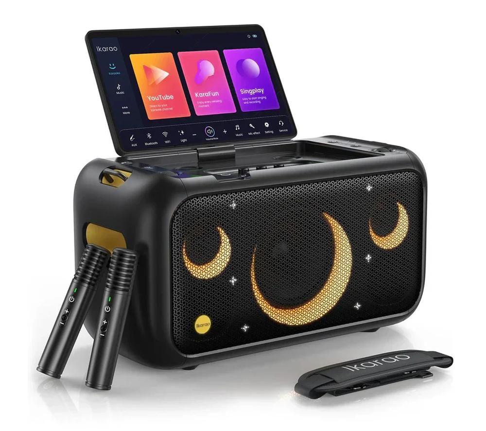 IKARAO Break X1 Wireless Karaoke System - Black image number 4 of 7
