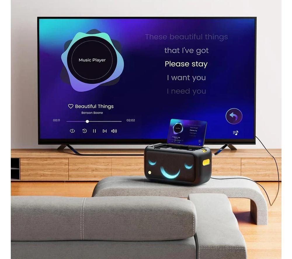 IKARAO Break X1 Wireless Karaoke System - Black image number 6 of 7