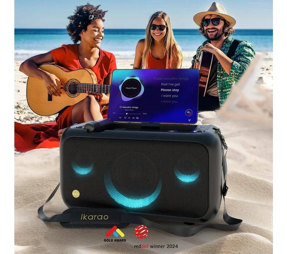 IKARAO Break X1 Wireless Karaoke System - Black image number 7 of 7
