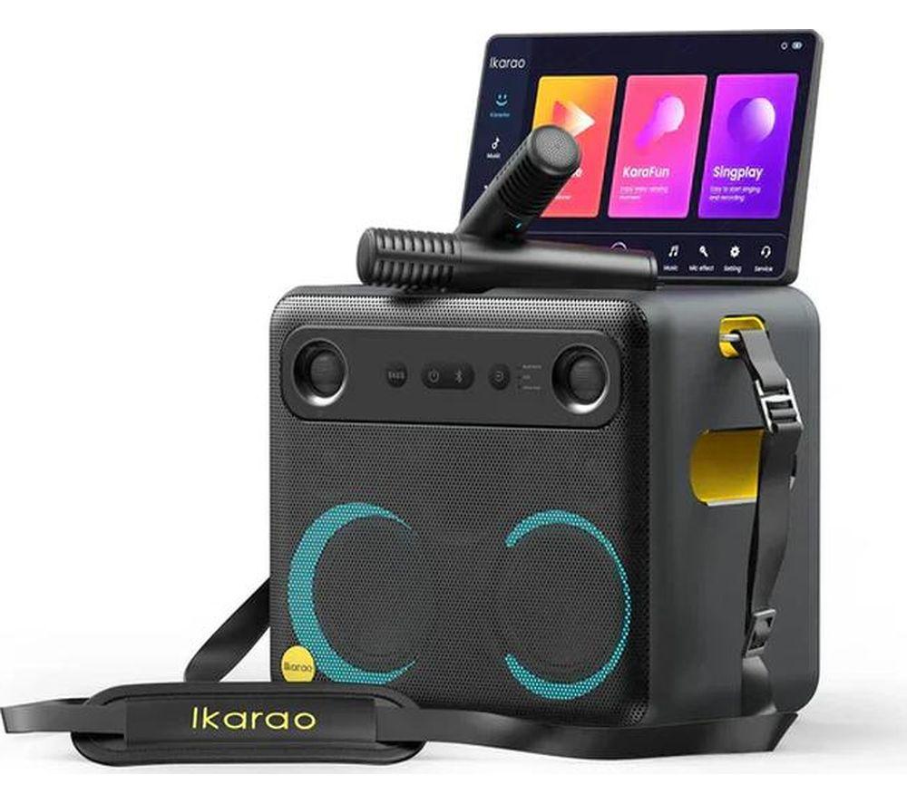 IKARAO Break X2 Wireless Karaoke System - Black image number 3 of 5
