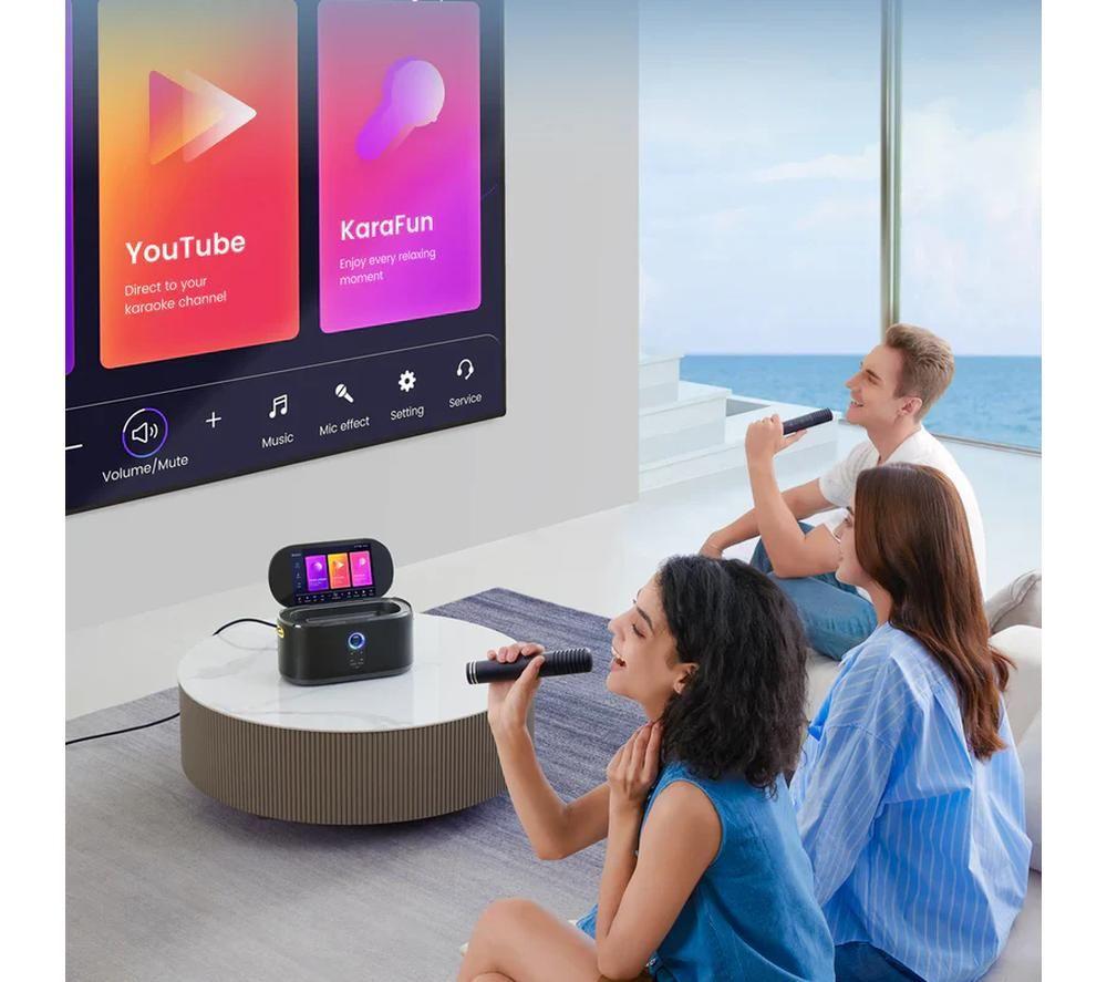 IKARAO Shell S1 Wireless Karaoke System - Black image number 4 of 5