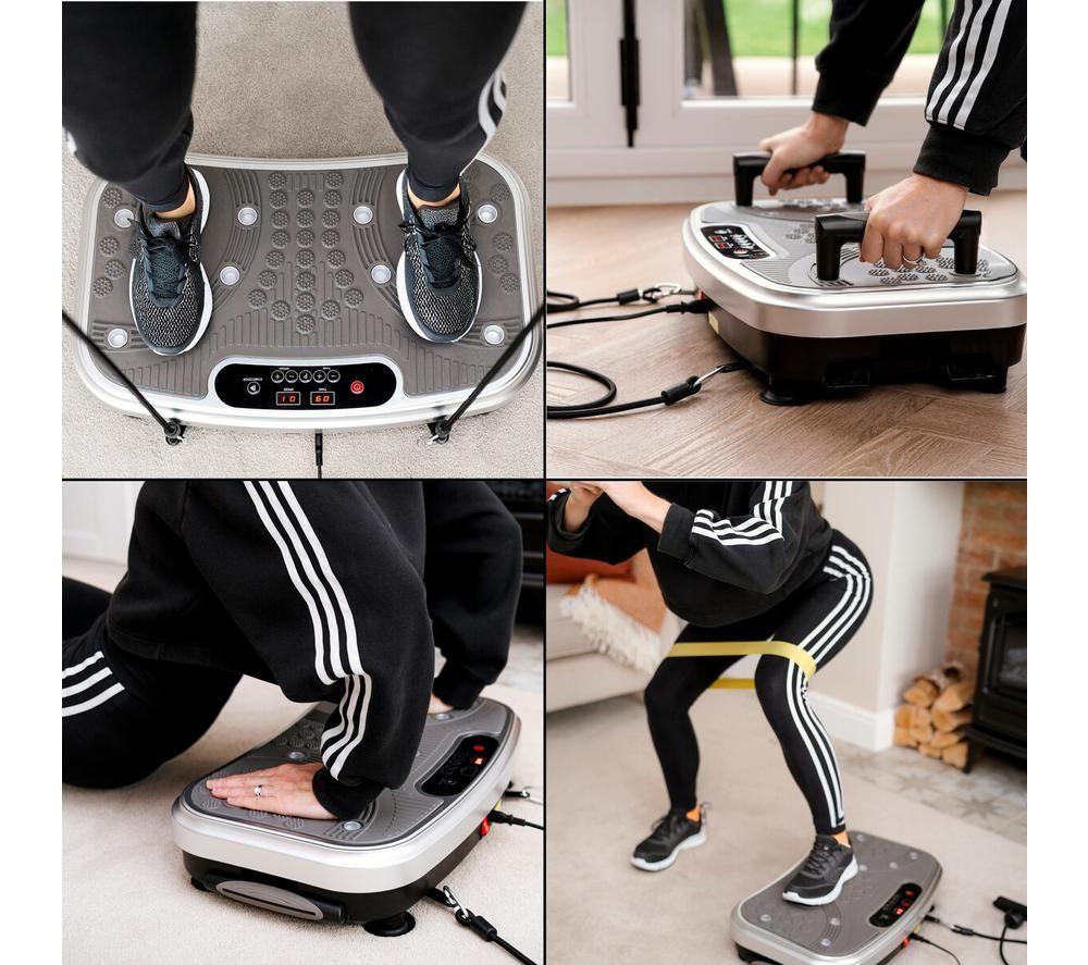 BODI-TEK BT-VIBE Vibration Plate Exerciser Pro - Black & Silver image number 7 of 9
