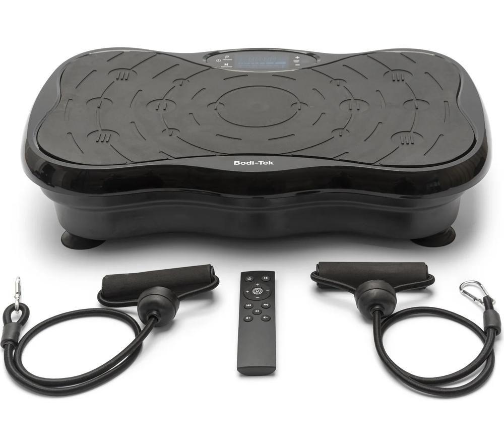 Bodi-Tek BT-Vibt Whole Body Smart Vibration Plate Exerciser - Black, White