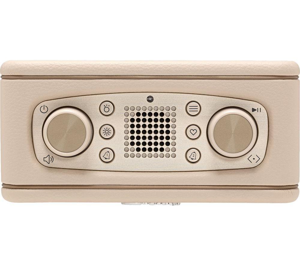ROBERTS Revival Rest DAB+/FM Bluetooth Retro Clock Radio - Pastel Cream image number 3 of 5