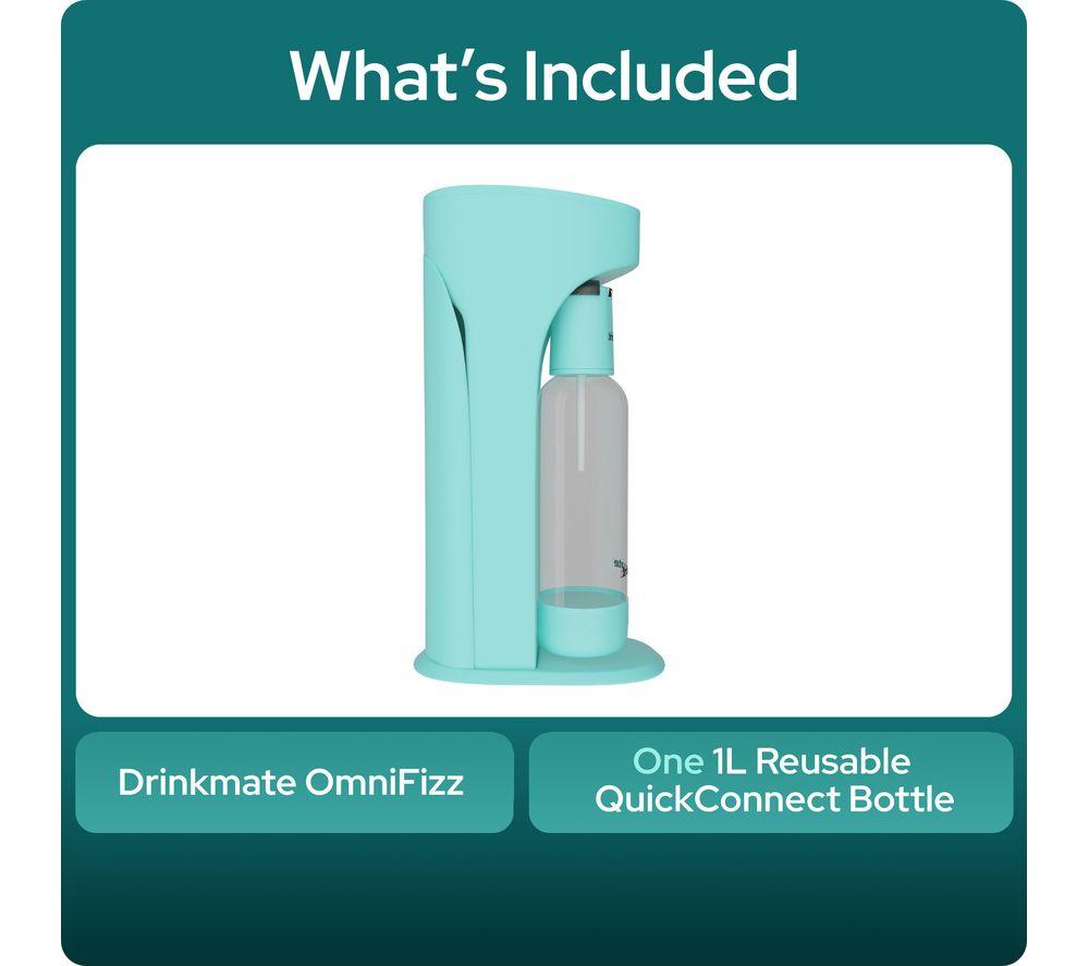DRINKMATE OmniFizz Sparkling Water Maker - Arctic Blue image number 7 of 7