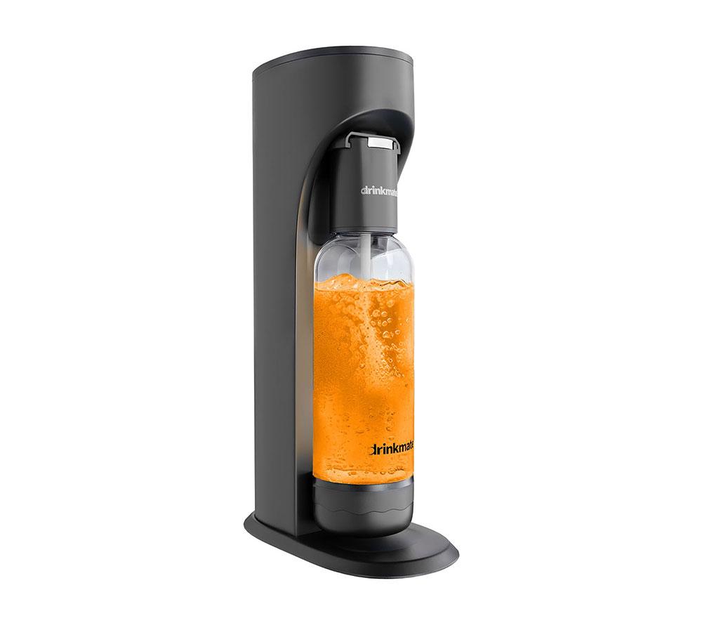 Drinkmate OmniFizz Carbonated Drinks Maker - Matt Black, Black