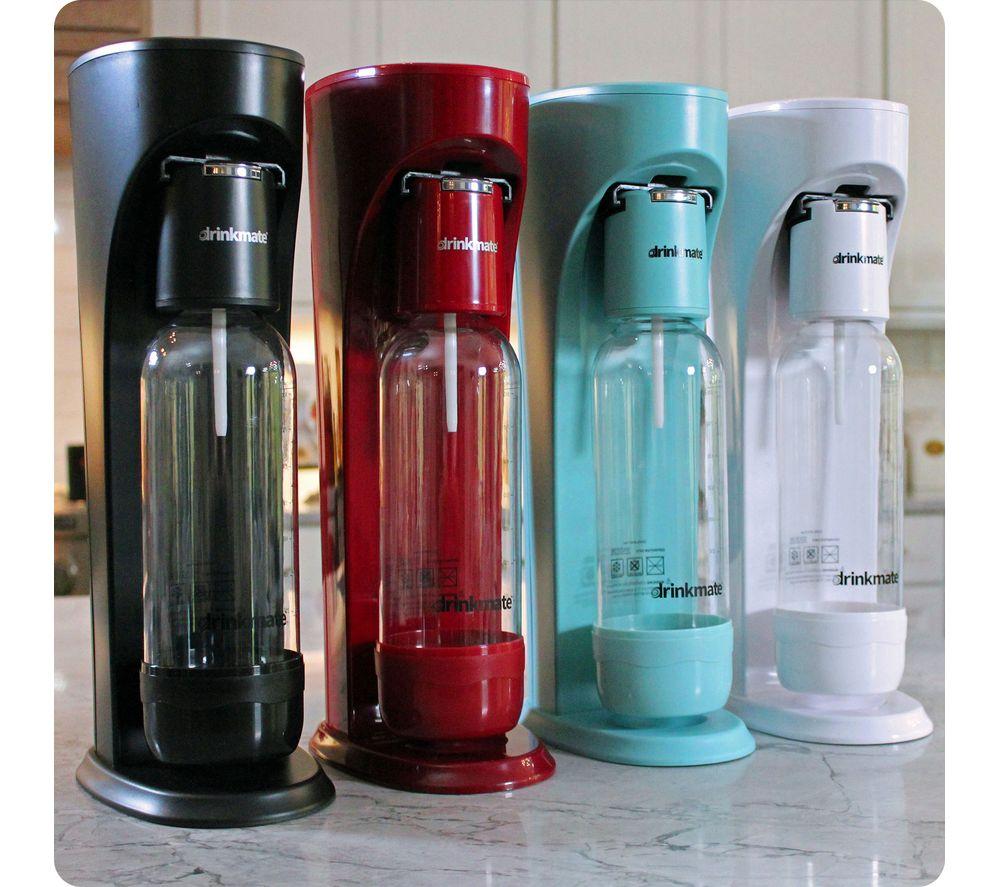 DRINKMATE OmniFizz Sparkling Water Maker with 2 CO2 Cylinders - Arctic Blue image number 2 of 7