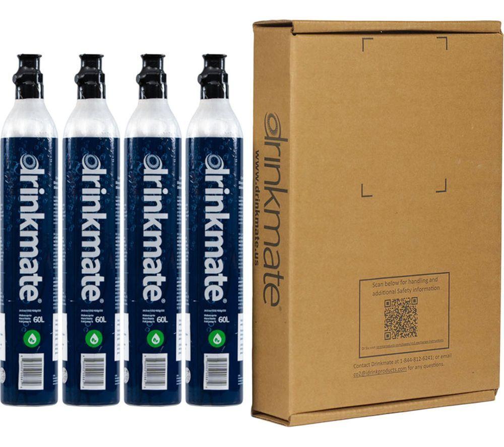 DRINKMATE 60-litre CO2 Refill Cylinders - Pack of 4 image number 2 of 2