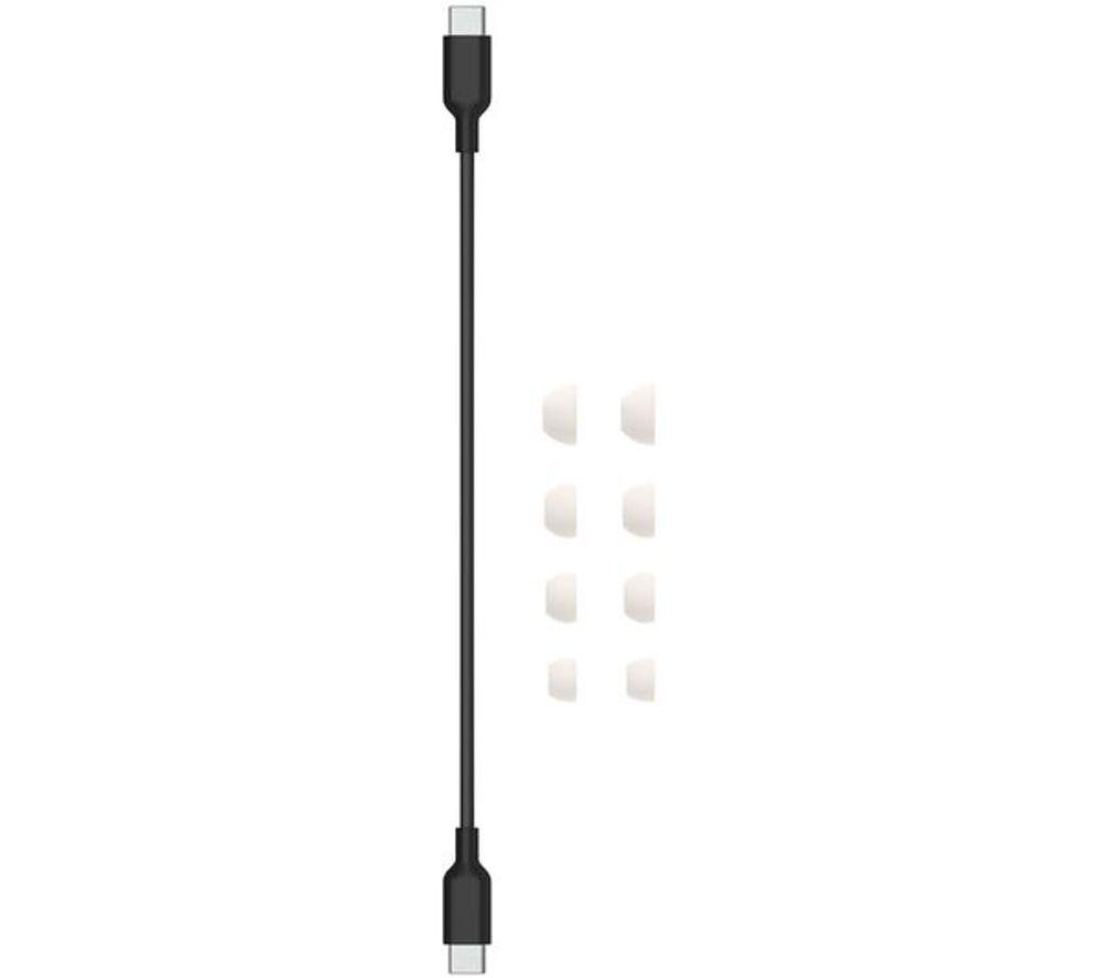 BEATS Studio Buds + Wireless Bluetooth Noise-Cancelling Refurbished Earbuds - White, (Very Good Condition) image number 7 of 9