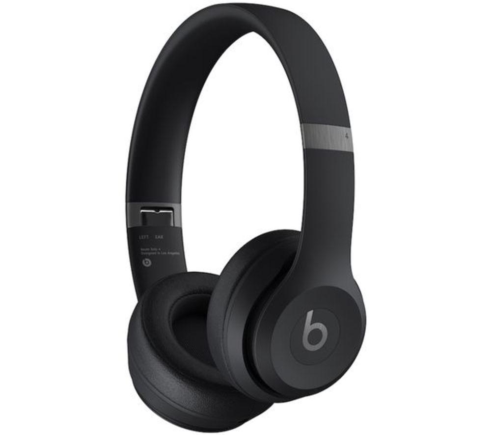 BEATS Solo 4 Wireless Bluetooth Refurbished Headphones - Black (Very Good Condition) image number 4 of 8