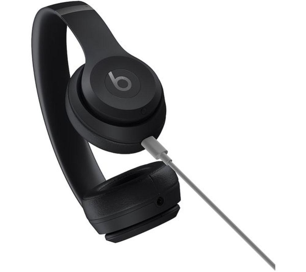 BEATS Solo 4 Wireless Bluetooth Refurbished Headphones - Black (Very Good Condition) image number 6 of 8