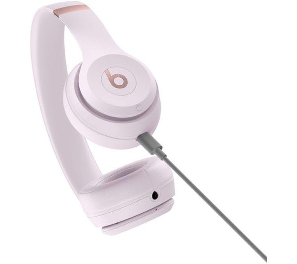 BEATS Solo 4 Wireless Refurbished Bluetooth Headphones - Pink (Excellent Condition) image number 5 of 7