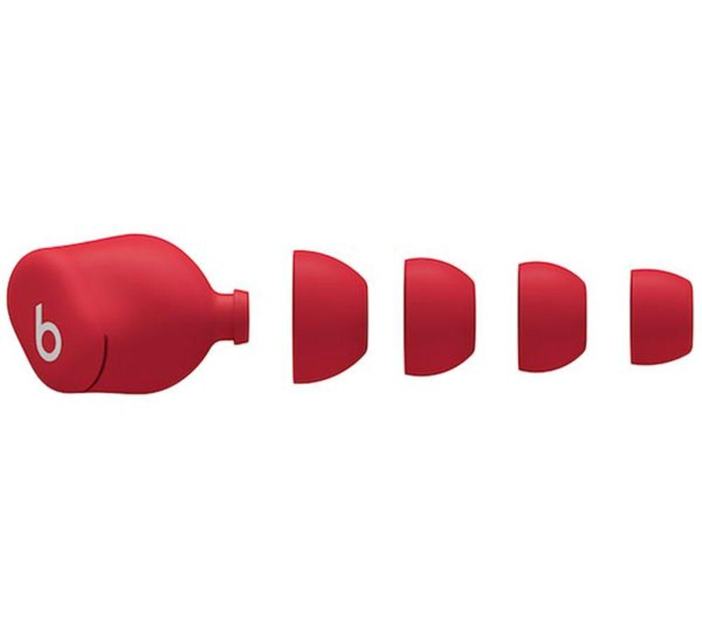 BEATS Solo Buds Wireless Bluetooth Refurbished Earbuds - Transparent Red (Excellent Condition) image number 6 of 6