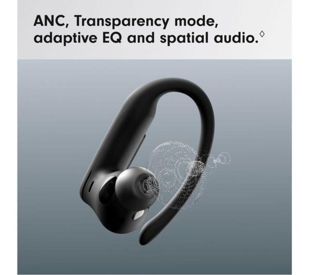BEATS Powerbeats Pro 2 Wireless Bluetooth Noise-Cancelling Refurbished Sports Earbuds - Jet Black, Excellent Condition image number 5 of 7