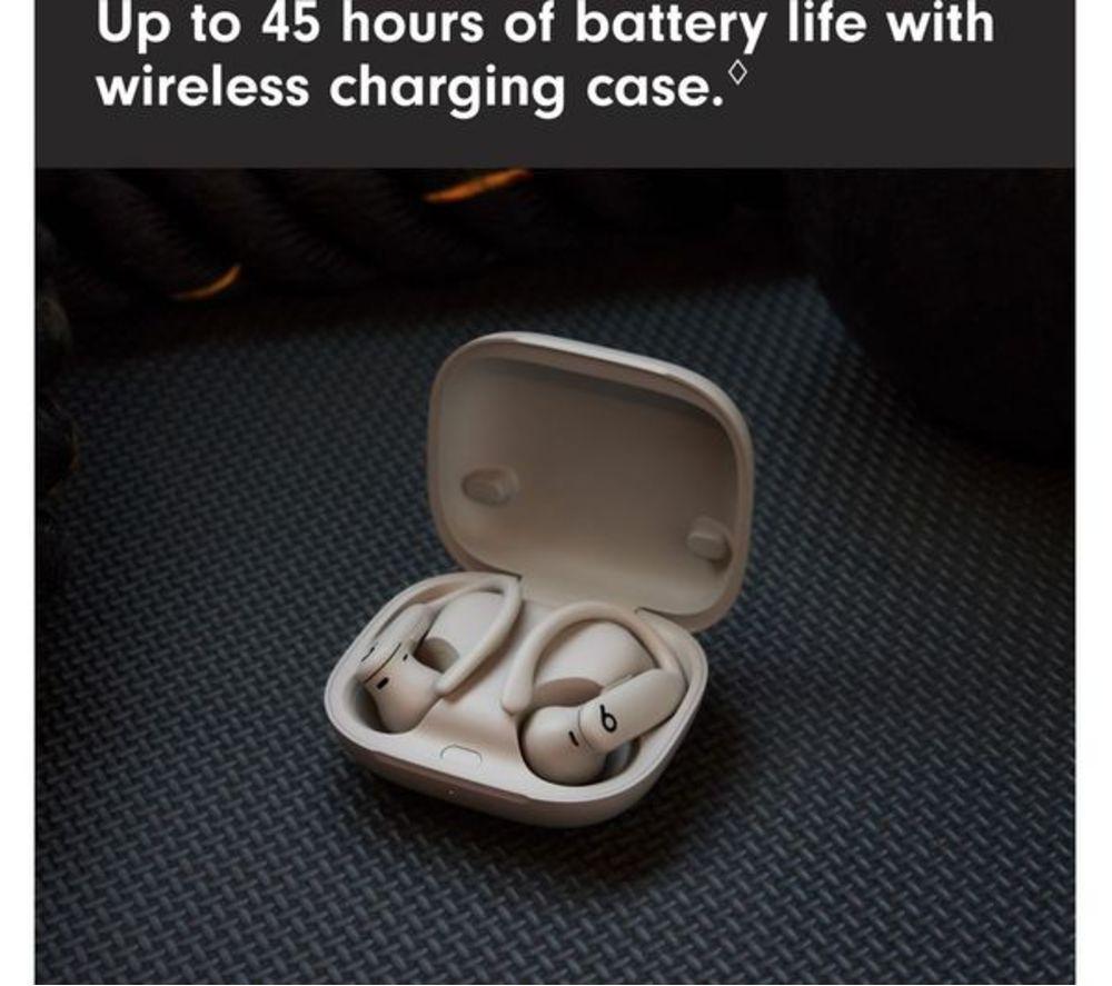 BEATS Powerbeats Pro 2 Wireless Bluetooth Noise-Cancelling Refurbished Sports Earbuds - Quick Sand, (Excellent Condition) image number 7 of 7