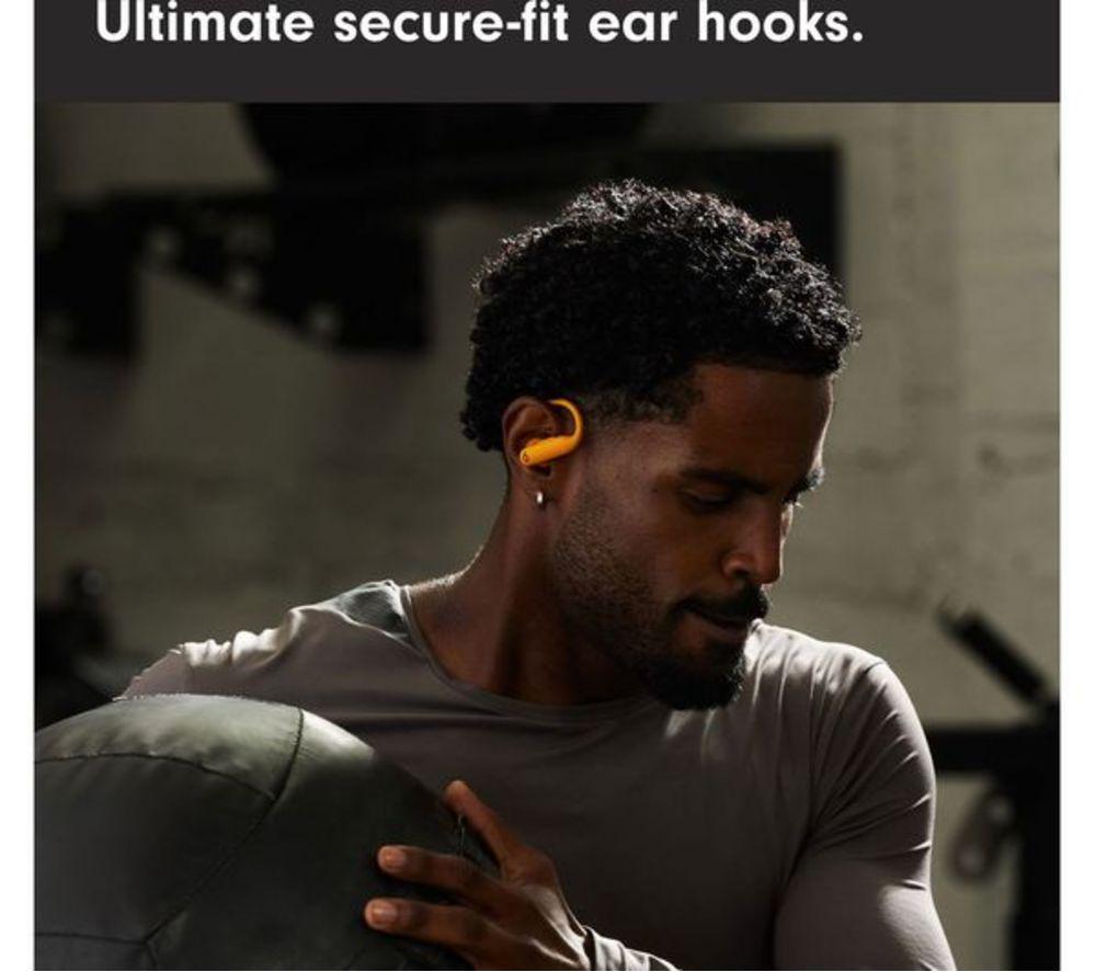 BEATS Powerbeats Pro 2 Wireless Bluetooth Noise-Cancelling Sports Refurbished Earbuds - Electric Orange (Very Good Condition) image number 3 of 7