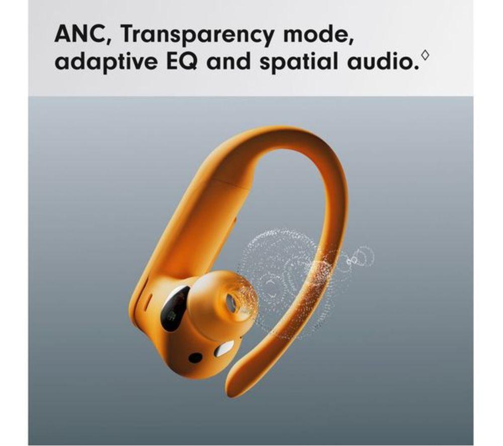 BEATS Powerbeats Pro 2 Wireless Bluetooth Noise-Cancelling Sports Refurbished Earbuds - Electric Orange (Very Good Condition) image number 5 of 7