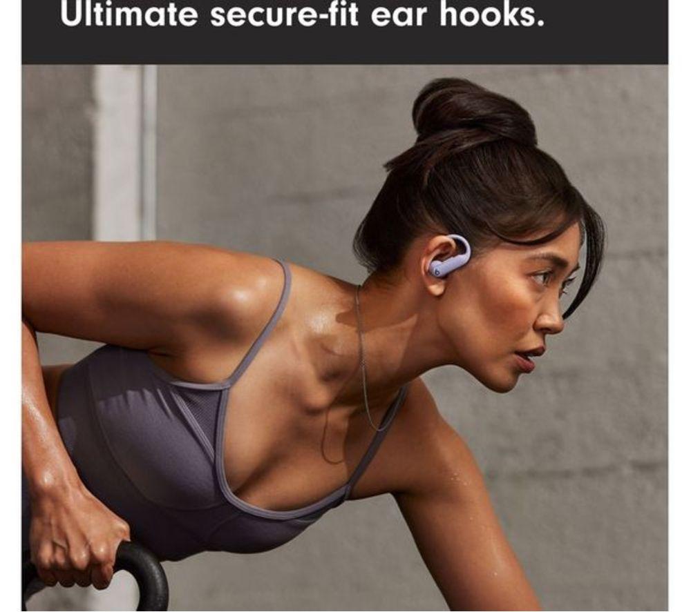 BEATS Powerbeats Pro 2 Wireless Bluetooth Noise-Cancelling Sports Refurbished Earbuds - Hyper Purple (Very Good Condition) image number 3 of 7