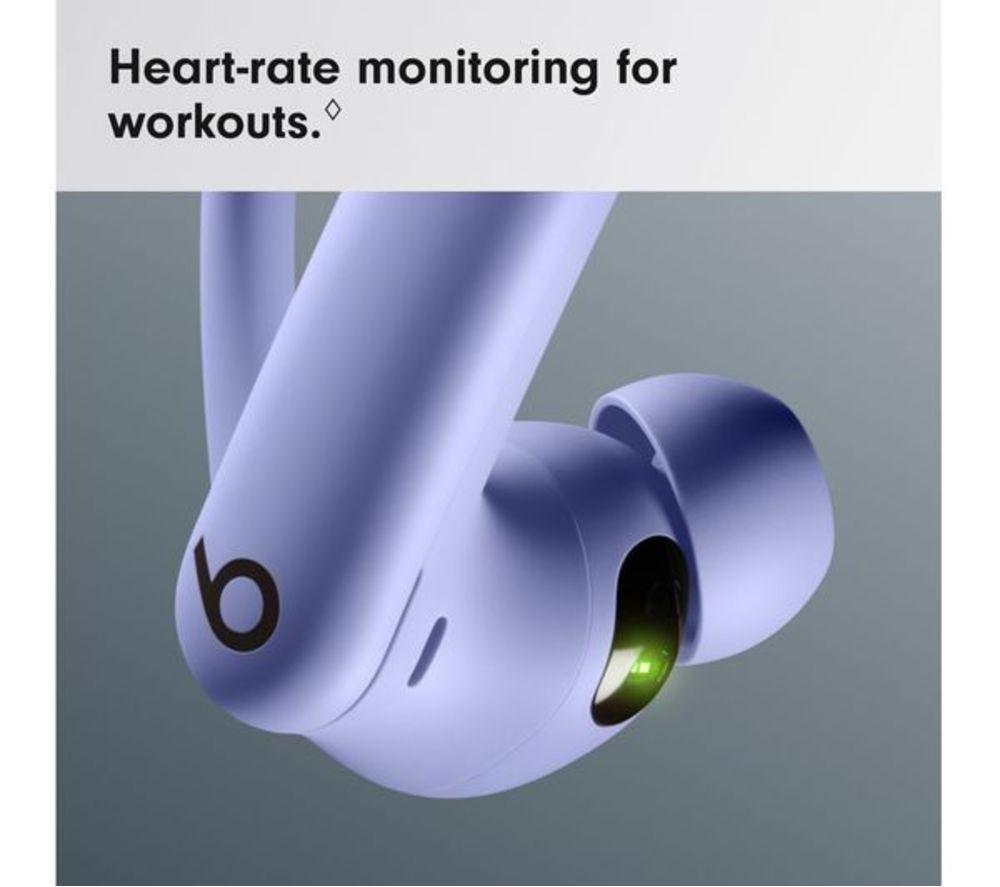 BEATS Powerbeats Pro 2 Wireless Bluetooth Noise-Cancelling Sports Refurbished Earbuds - Hyper Purple (Very Good Condition) image number 4 of 7