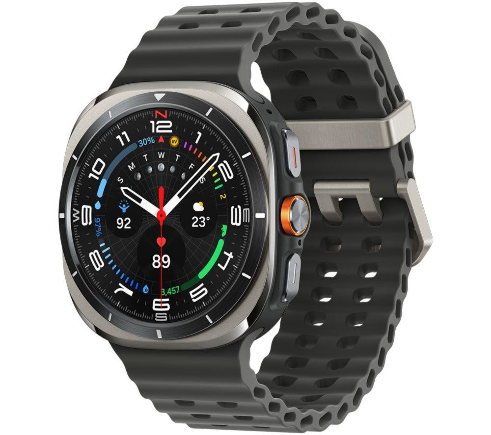 Samsung Galaxy Watch Ultra (2025) Lte With Bixby - Titanium Silver, 47 Mm, Silver/Grey