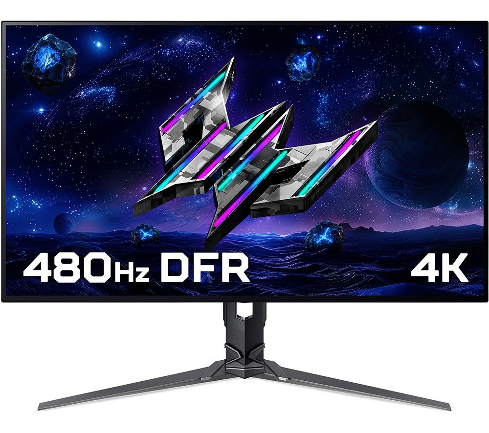 Acer Predator X32x3bmiiphuzx 4K Ultra Hd 31.5" Oled Dual-Mode Gaming Monitor - Black, Black
