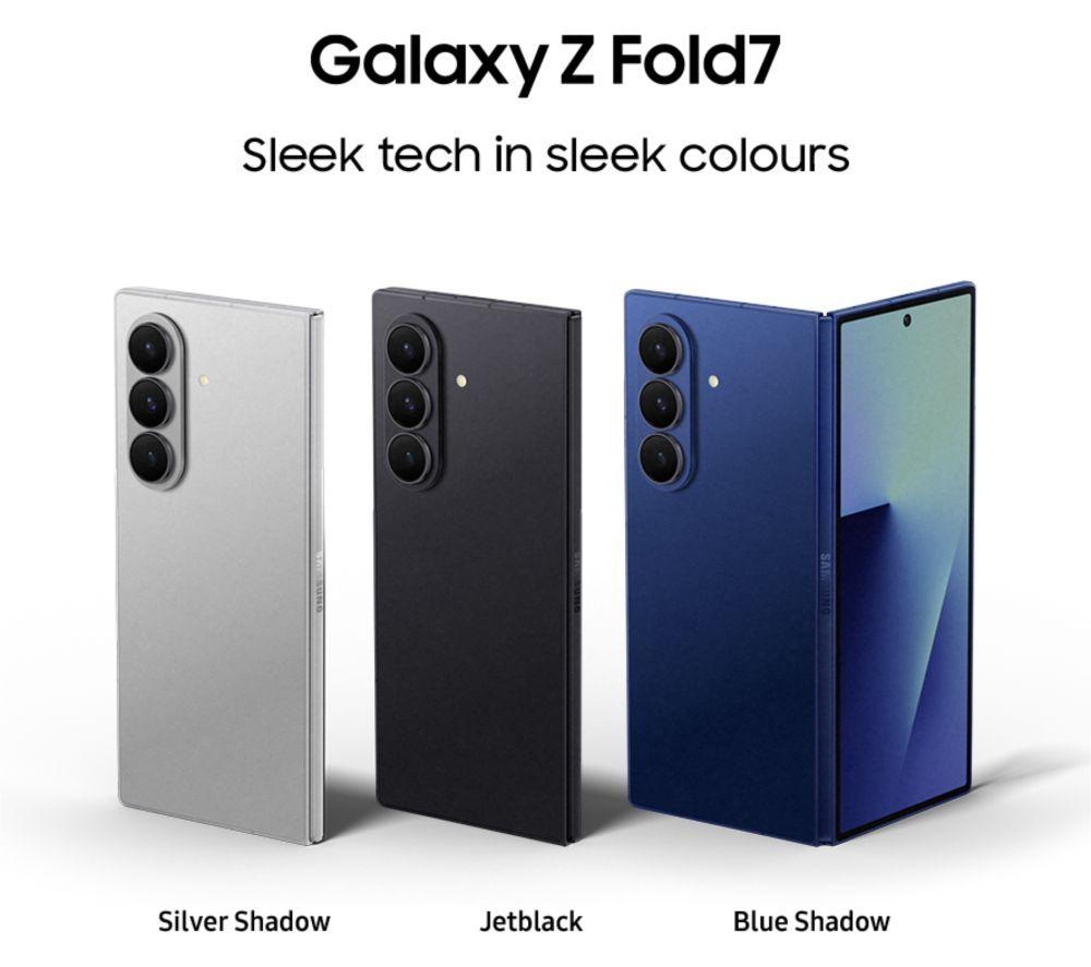 SAMSUNG Galaxy Z Fold7 - 512 GB, Silver Shadow image number 2 of 12