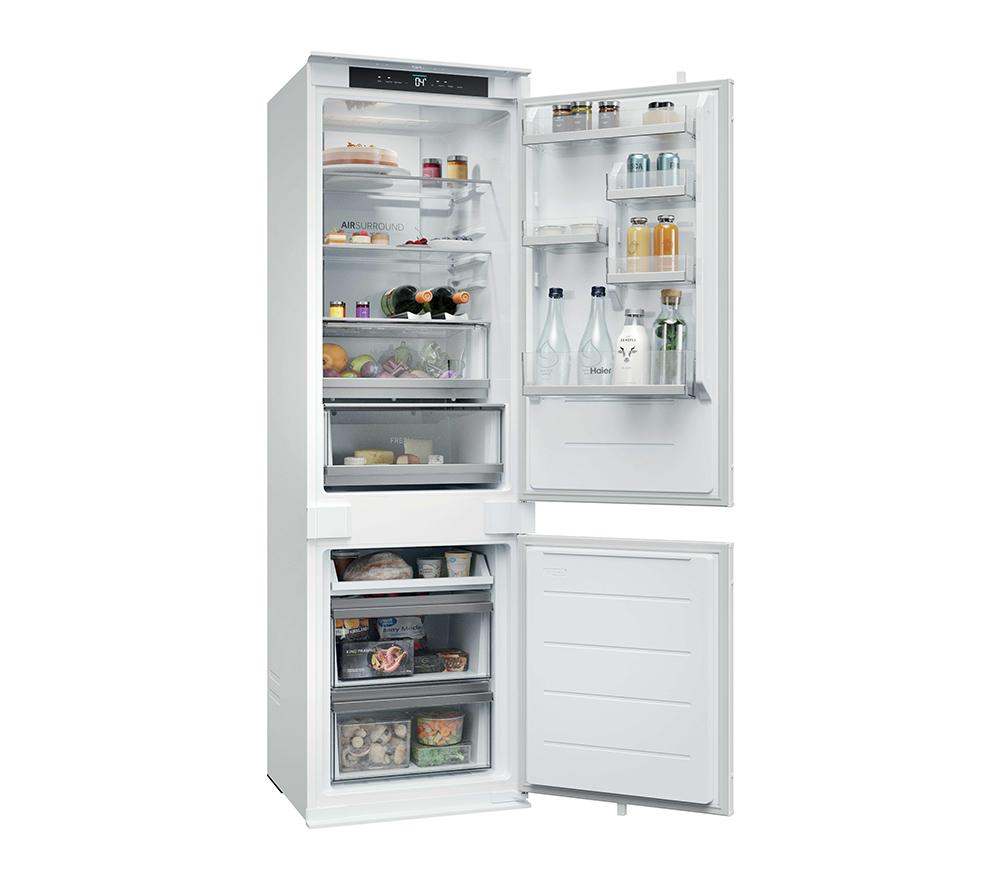 HAIER HBW5518DK Integrated Smart 70/30 Fridge Freezer - Sliding Hinge image number 4 of 24