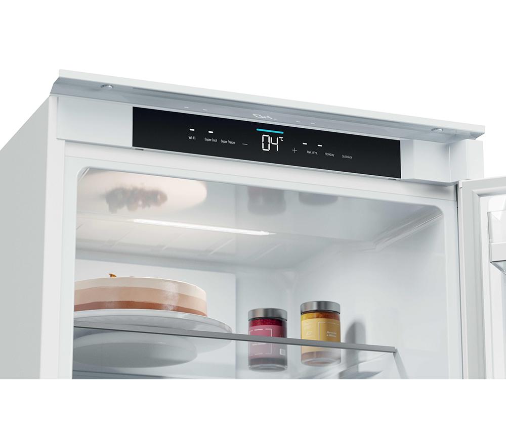 HAIER HBW5518DK Integrated Smart 70/30 Fridge Freezer - Sliding Hinge image number 5 of 24