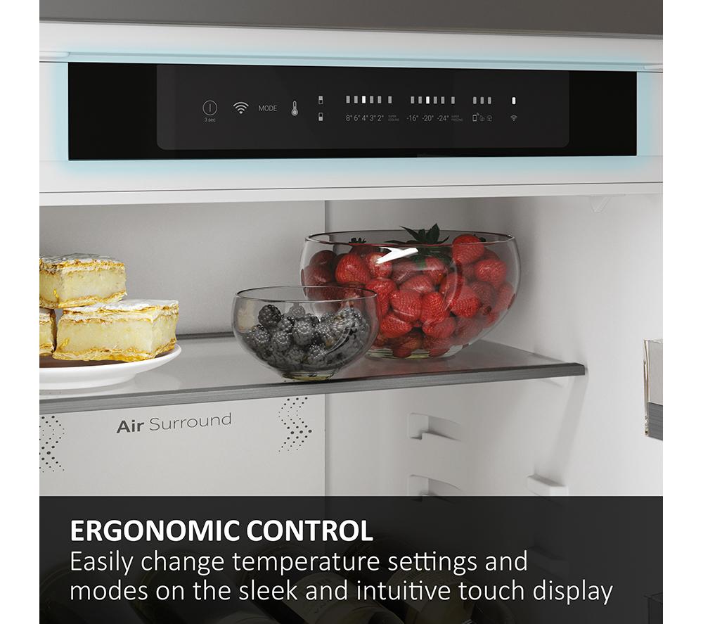HAIER HBW5518DK Integrated Smart 70/30 Fridge Freezer - Sliding Hinge image number 15 of 24