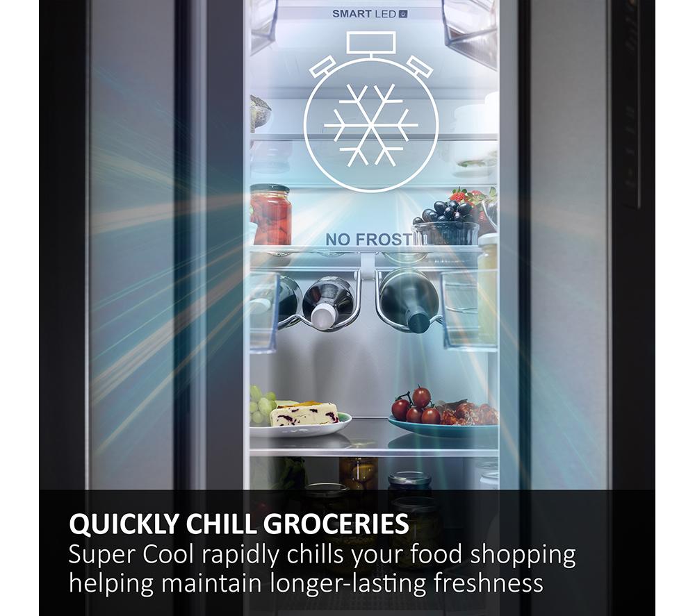 HAIER HBW5518DK Integrated Smart 70/30 Fridge Freezer - Sliding Hinge image number 22 of 24