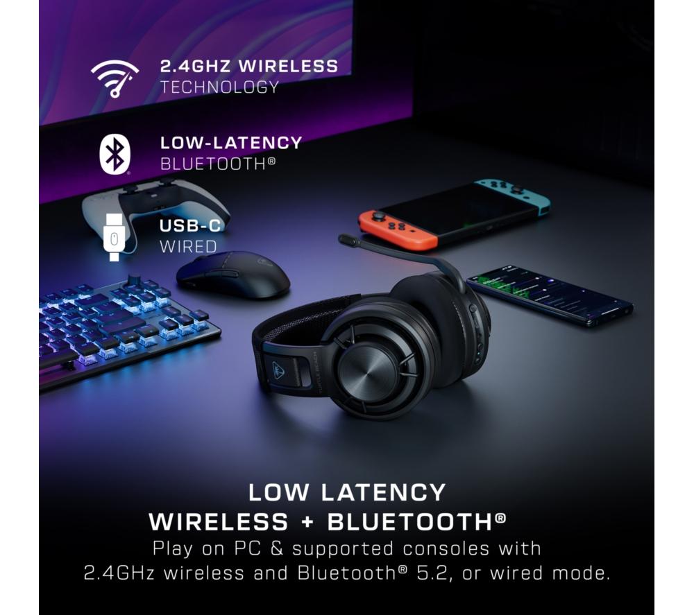 TURTLE BEACH Turtle Beach Atlas Air Wireless PC Gaming Headset - Black image number 7 of 17
