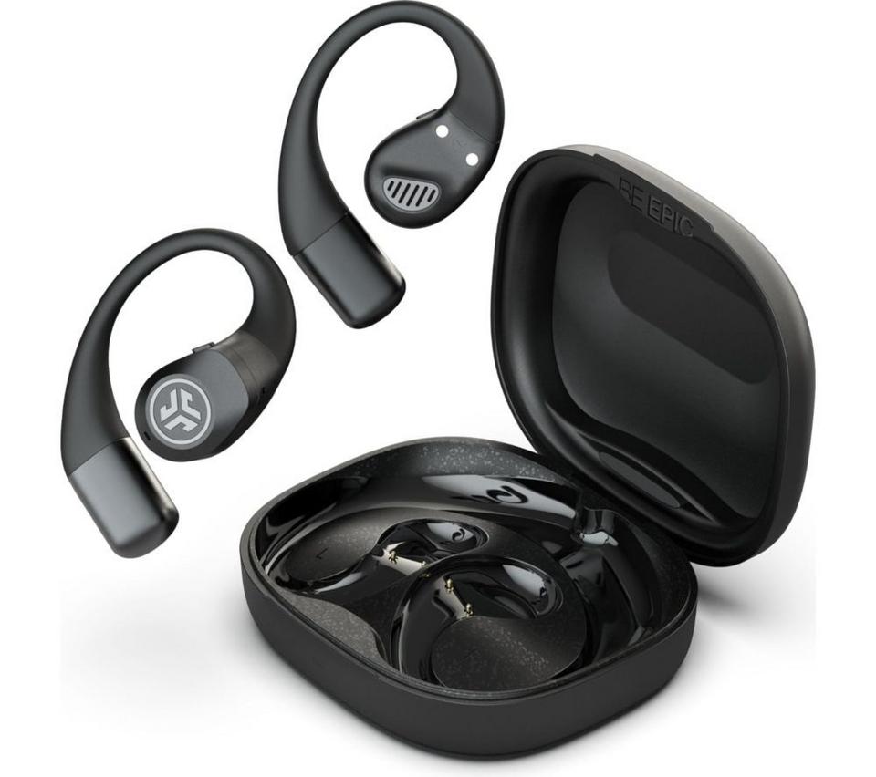 JLAB Epic Open Sport Wireless Bluetooth Earbuds - Black