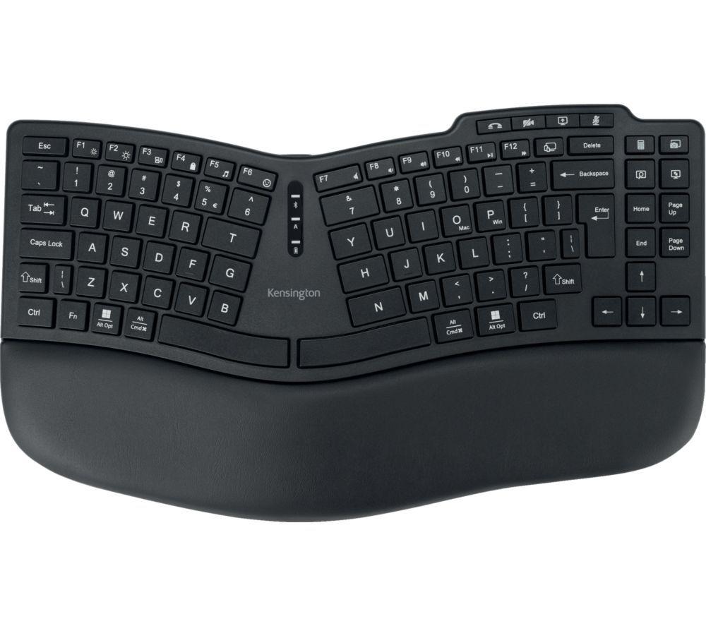 KENSINGTON Pro Fit Ergo KB675 EQ Wireless Keyboard - Black