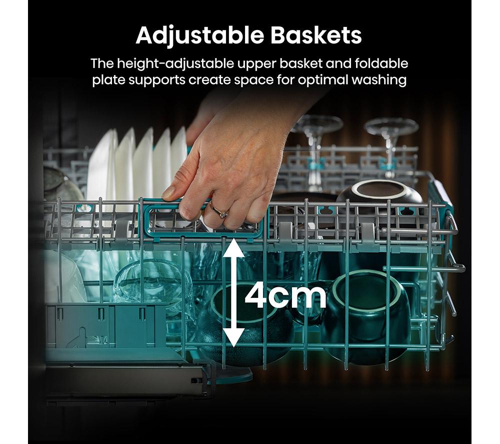 HISENSE HV16CUK Full-size Fully Integrated Dishwasher image number 10 of 19