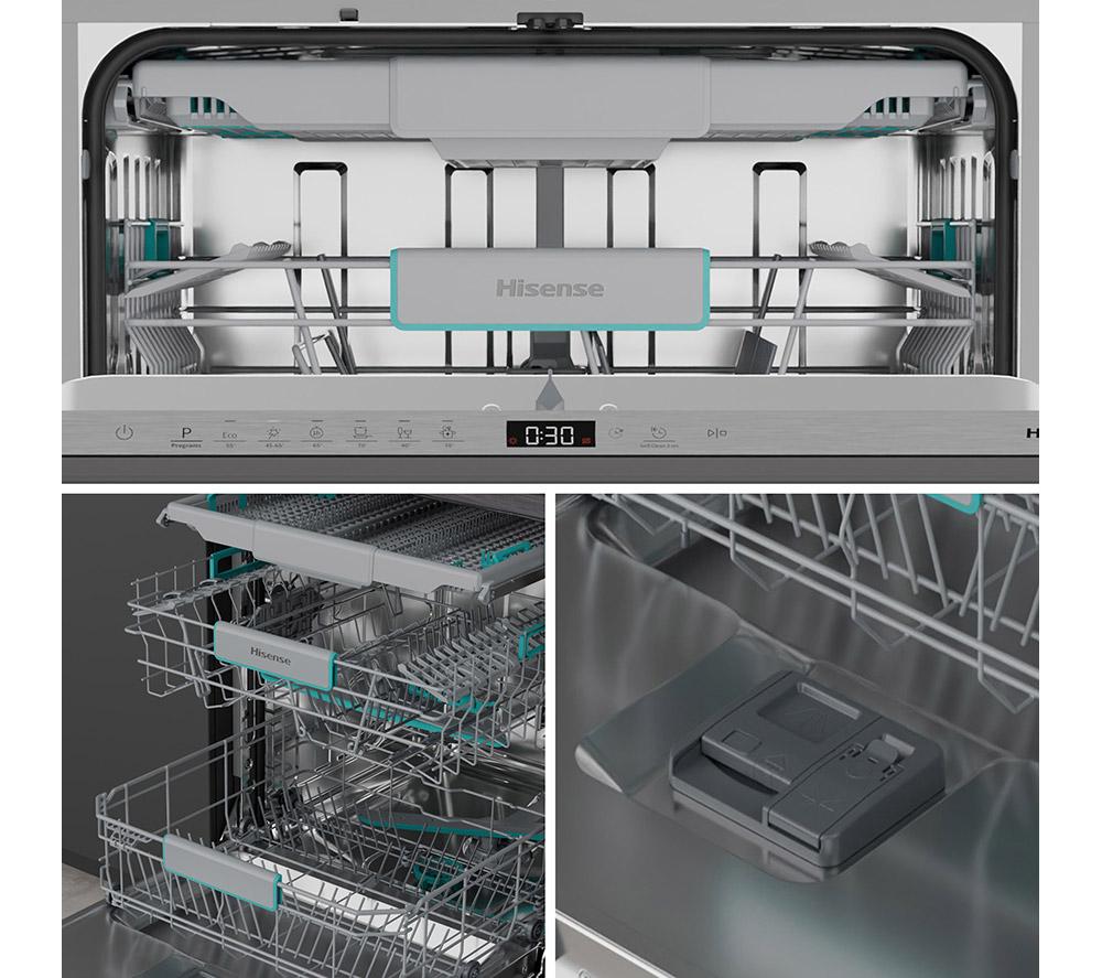 HISENSE HV16CUK Full-size Fully Integrated Dishwasher image number 12 of 19