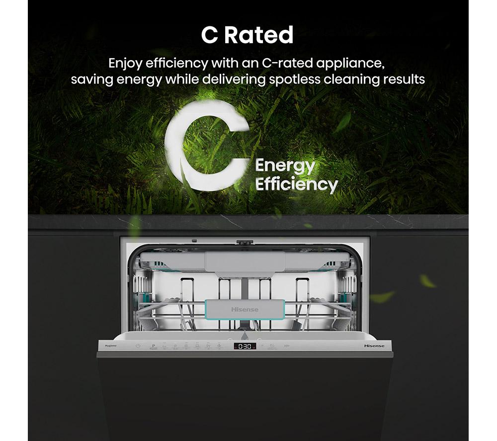 HISENSE HV16CUK Full-size Fully Integrated Dishwasher image number 16 of 19