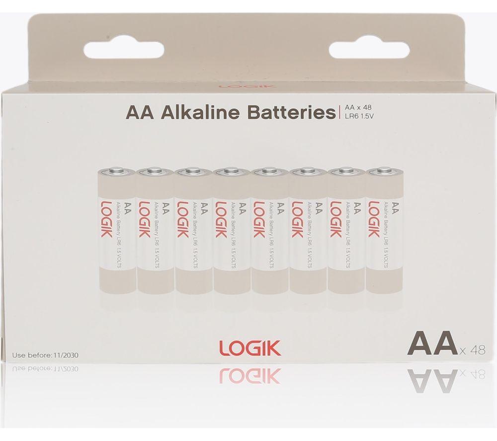 LOGIK LAA4826 AA Batteries - Pack of 48 image number 3 of 4