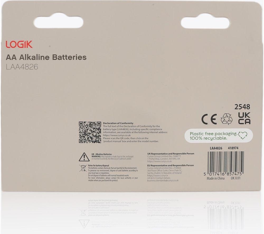 LOGIK LAA4826 AA Batteries - Pack of 48 image number 4 of 4