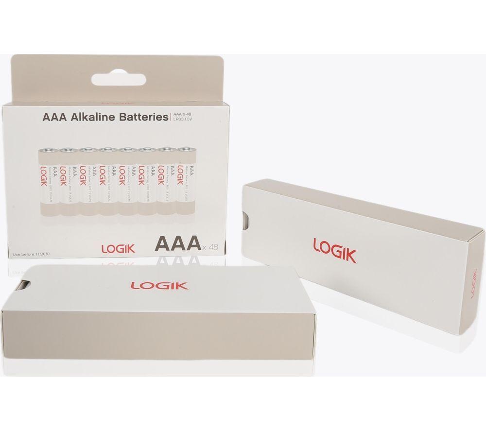 LOGIK LAAA4826 AAA Alkaline Batteries - Pack of 48 image number 3 of 4