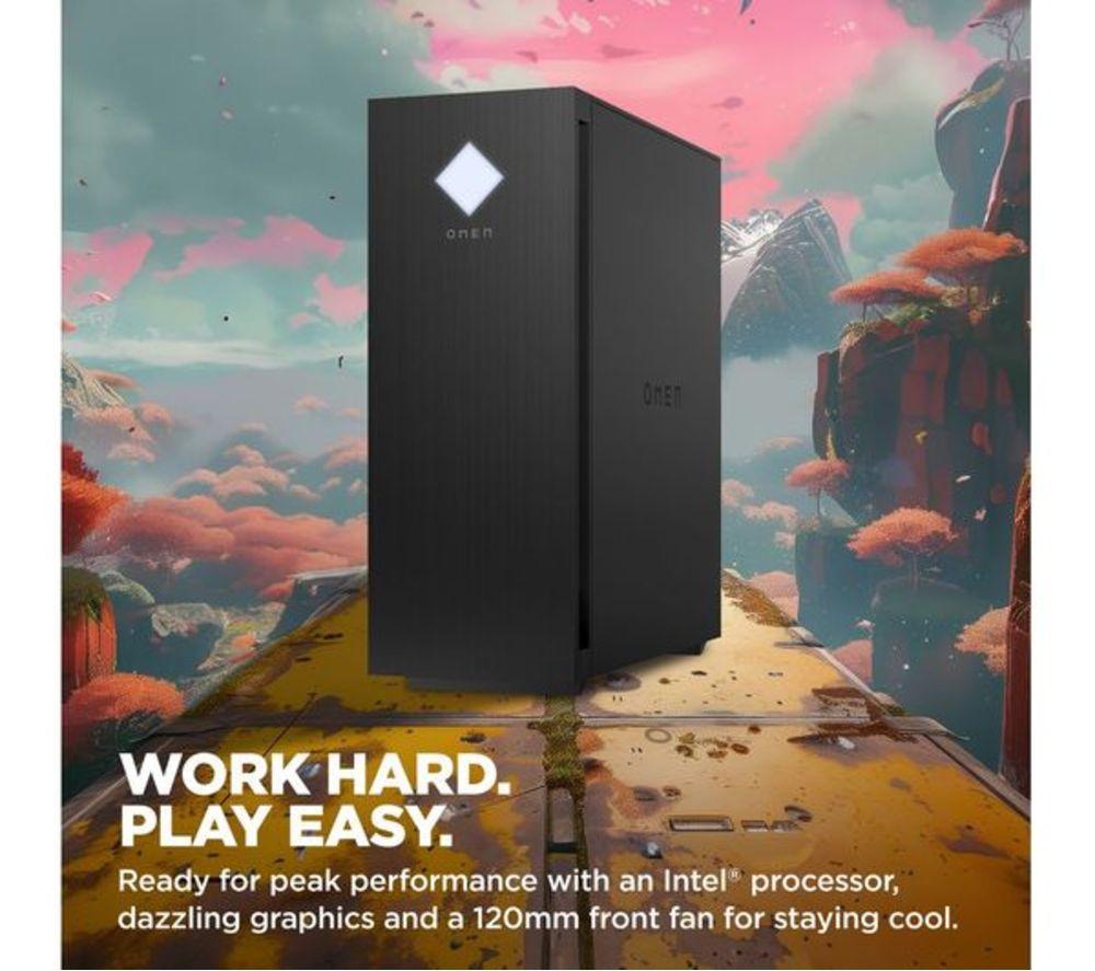 HP OMEN 25L Refurbished Gaming PC - Intel&reg; Core&trade; i7, RTX 4070 SUPER, 1 TB SSD (Very Good Condition) image number 2 of 21