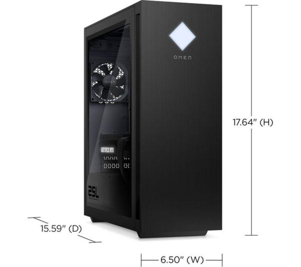 HP OMEN 25L Refurbished Gaming PC - Intel&reg; Core&trade; i7, RTX 4070 SUPER, 1 TB SSD (Very Good Condition) image number 11 of 21