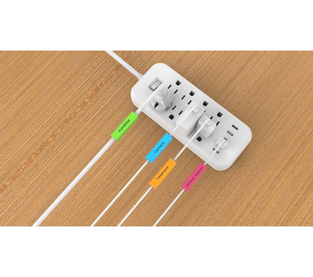LOGIK LCBTAGV26 Cable Tags - Pack of 8 image number 4 of 5