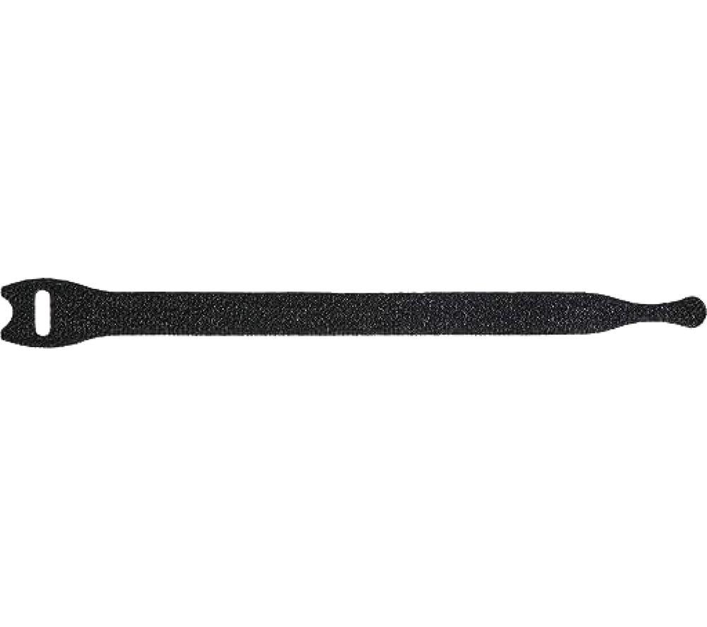 LOGIK LCBTIEV26 Cable Tie - Black, Pack of 8
