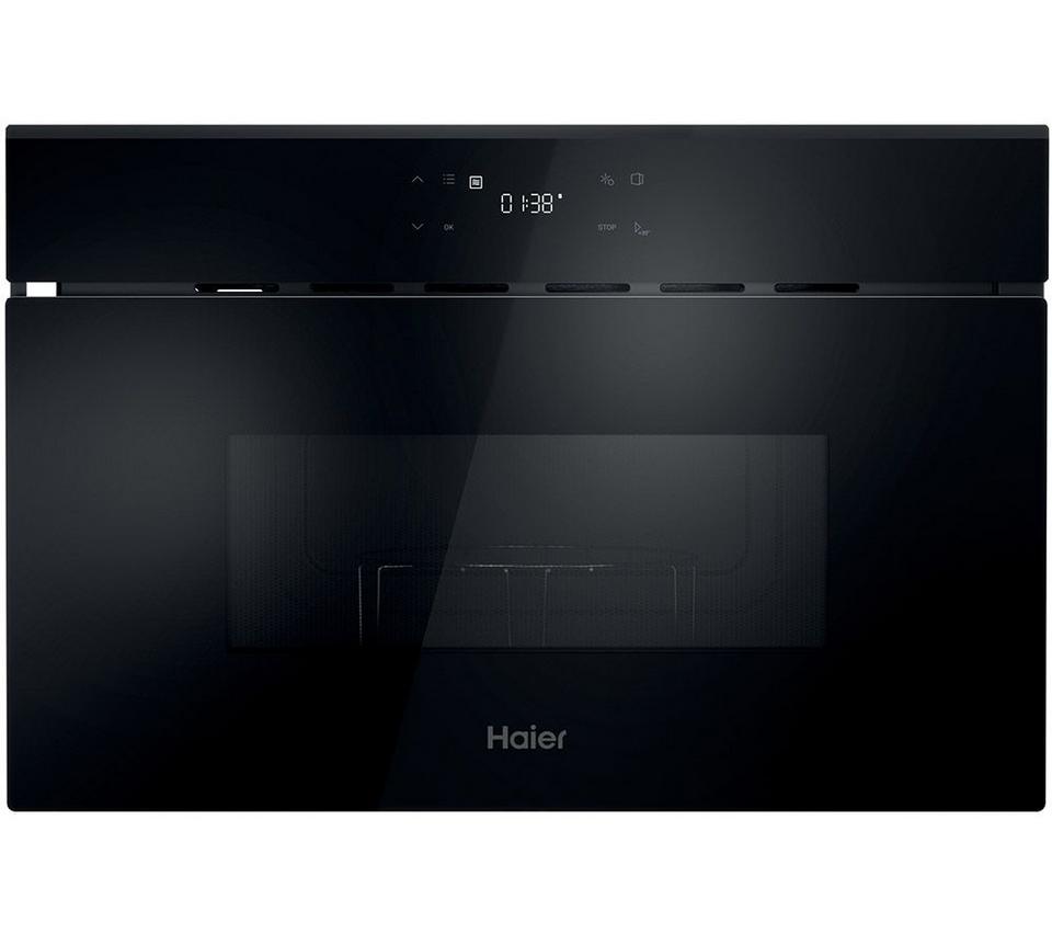 HAIER Series 2 H38SIDBF7XK Built-in Compact Microwave with Grill - Black
