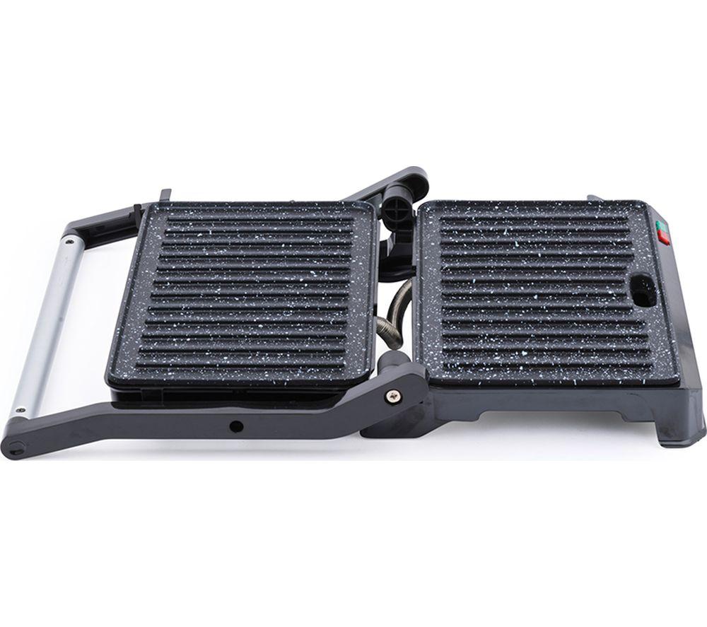 SALTER Megastone EK5856 Panini Press & Health Grill - Black image number 3 of 15