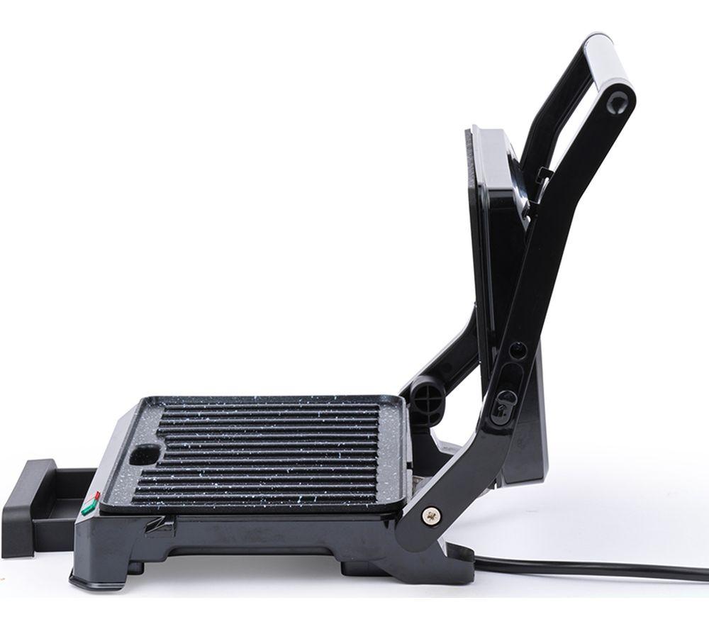 SALTER Megastone EK5856 Panini Press & Health Grill - Black image number 4 of 15