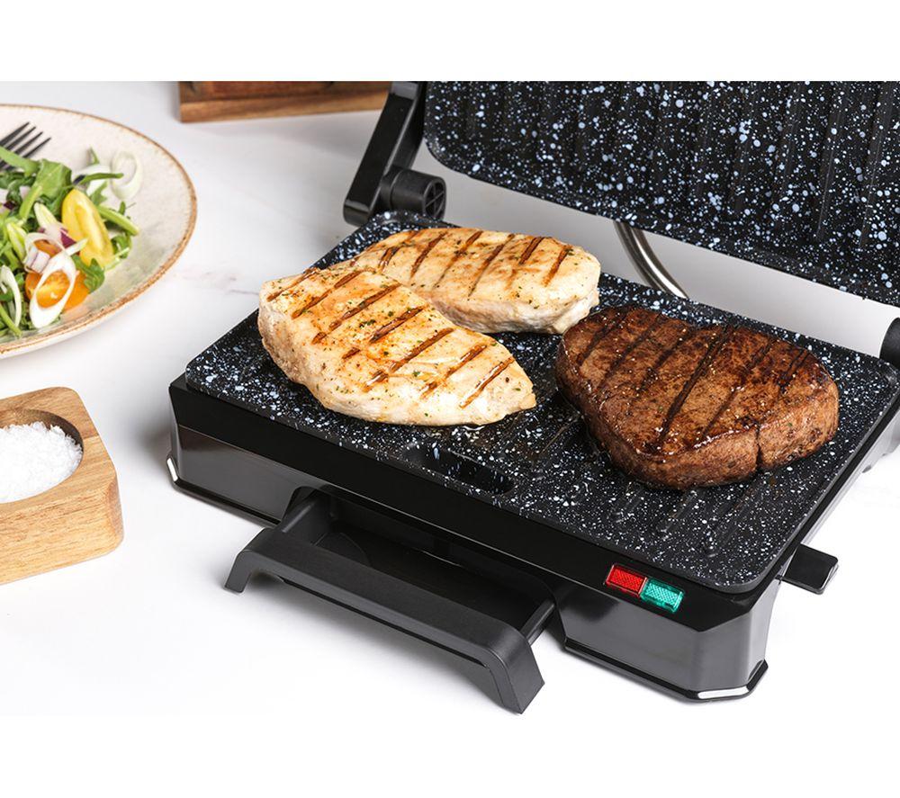 SALTER Megastone EK5856 Panini Press & Health Grill - Black image number 8 of 15