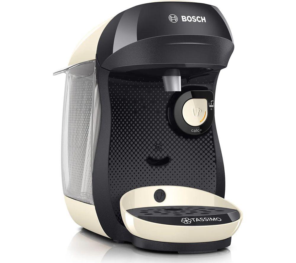 Tassimo By Bosch Happy Friendly Tas107egb Coffee Machine - Cream, Cream