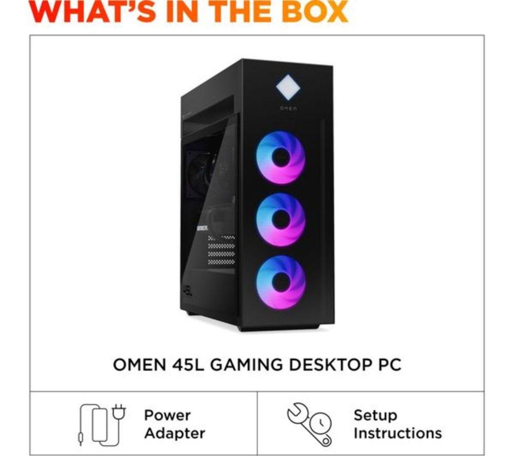 HP OMEN 45L Refurbished Gaming PC - Intel&reg; Core&trade; Ultra 9, RTX 5090, 4 TB SSD (Very Good Condition) image number 13 of 21
